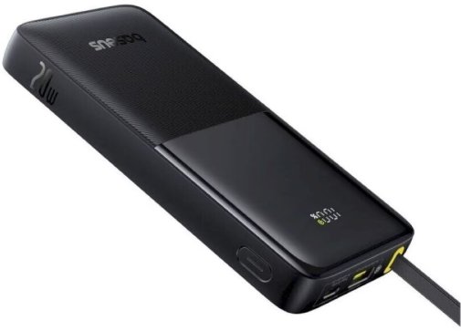 Батарея універсальна Baseus Bipow 10000mAh 20W with Built-in USB-C Cable