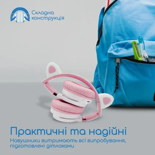 Фото: Навушники Promate Panda Bubblegum (6959144058894) № 15 | KTC