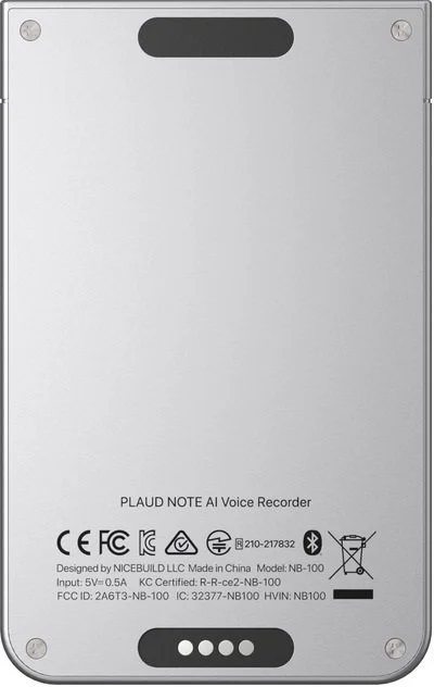Фото: Диктофон Plaud AI Note Silver (NB-100-SI) № 11 | KTC