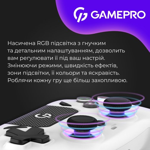 Геймпад GamePro GPS20W Wireless White