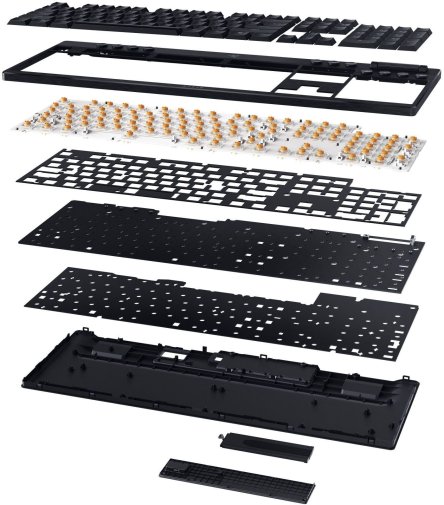 Клавіатура Razer BlackWidow V4 Low-Profile HyperSpeed Yellow Switch WL/BT/USB (RZ03-05271500-R3M1)