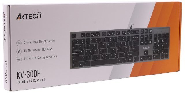 Клавіатура A4tech KV-300H Metallic (KV-300H_USB)
