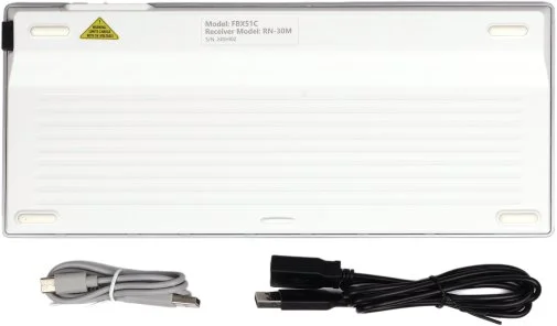 Фото: Клавіатура A4tech Fstyler FBX51C White № 14 | KTC