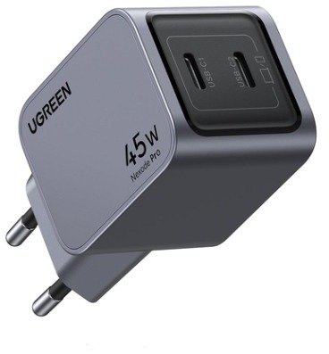 Зарядний пристрій UGREEN X707 45W PD GaN Tech Charger Space Gray (X707/35008)