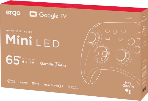 Телевізор MiniLED Ergo 65MQ95 (Smart TV, Wi-Fi, 3840x2160)