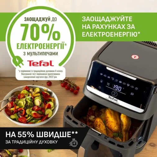 Фото: Мультипіч Tefal Easy Fry Silence XXL (EY846HE0) № 41 | KTC