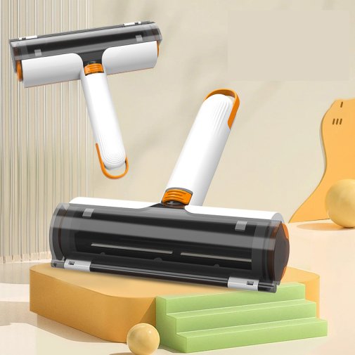 Щітка для видалення шерсті тварин з контейнером Lapka LPK-18