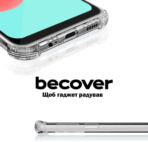 Фото: Чохол BeCover for Motorola Moto G75 - Anti-Shock Clear (712781) № 8 | KTC