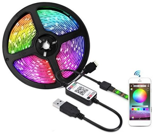 LED-стрічка Xtrike Me 5050 Led Chip Bluetooth App Control 3m (HT-5050B3)