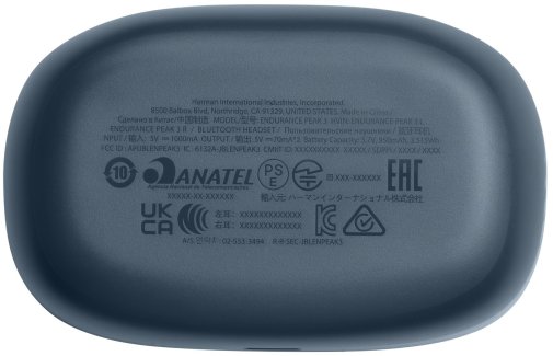 Навушники JBL Endurance Peak 3 Blue (JBLENDURPEAK3BLU)