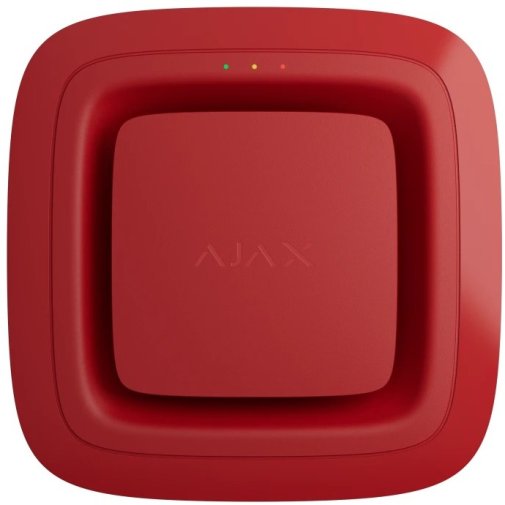 Бездротовий адресний пожежний оповіщувач звуковий Ajax EN54 FireProtect (Sounder) Jeweller Red