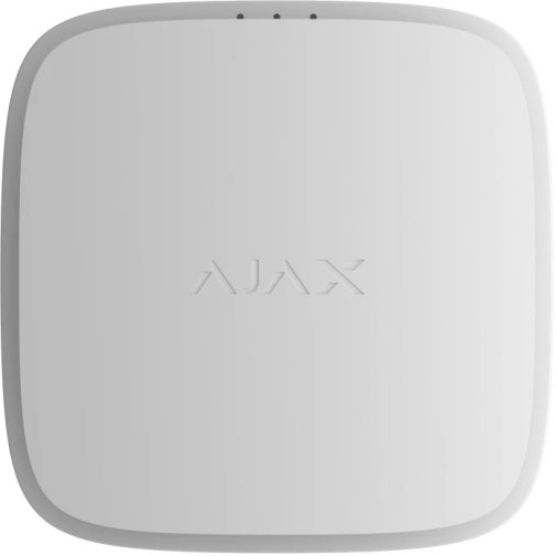 Бездротовий адресний пожежний сповіщувач точковий тепловий Ajax EN54 FireProtect (Heat) Jeweller White