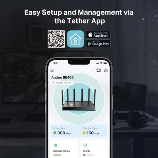 Фото: Wi-Fi Роутер TP-Link Archer BE400 № 12 | KTC