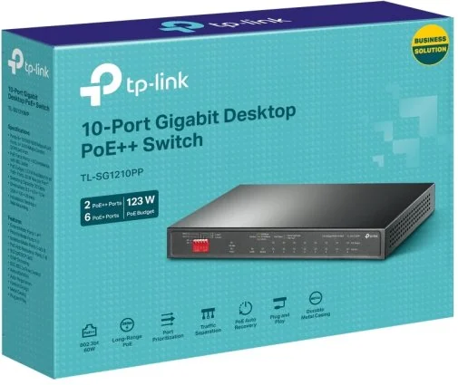 Фото: Комутатор TP-Link TL-SG1210PP № 8 | KTC