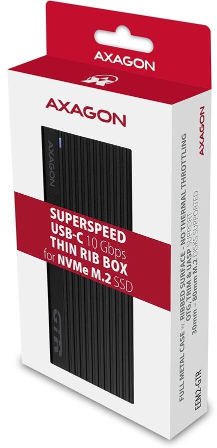 Кишеня зовнішня Axagon EEM2-GTR Black