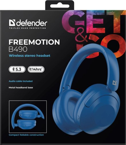 Гарнітура Defender FreeMotion B490 Blue (63491)
