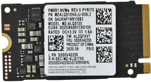 SSD-накопичувач Samsung 2242 PCIe 4.0 x4 NVMe 512GB (MZALQ512HALU-000L2)