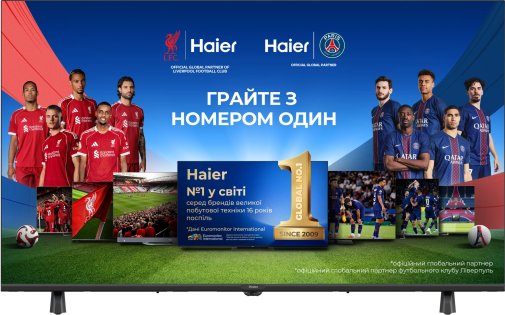 Телевізор LED Haier H50K85FUX (Google TV, Wi-Fi, 3840x2160)