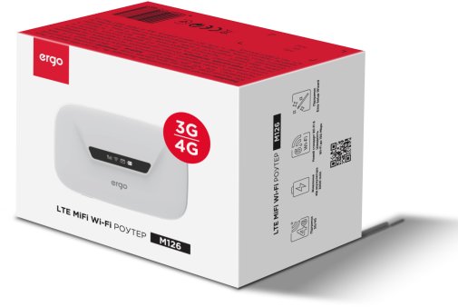 Мобільний роутер ERGO M126 White