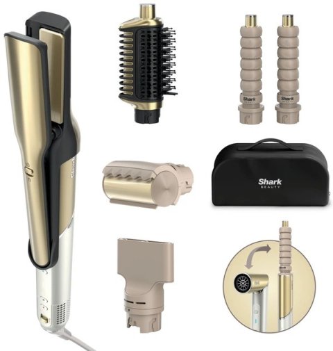 Мультистайлер Shark Glam Sleek Straight Waves and Curls Multi-styler (HD6051SEU)