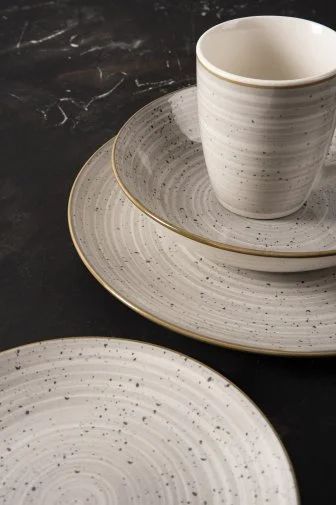 Фото: Тарілка Limited Edition STONY GREY 26.5cm (CG-012-1) № 10 | KTC