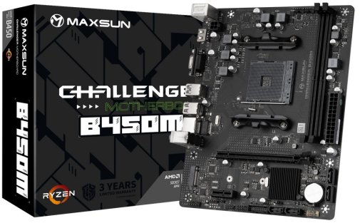 Материнська плата Maxsun MS-Challenger B450M