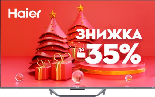 Телевізор QLED Haier H65Q800UX (Google TV, Wi-Fi, 3840x2160)