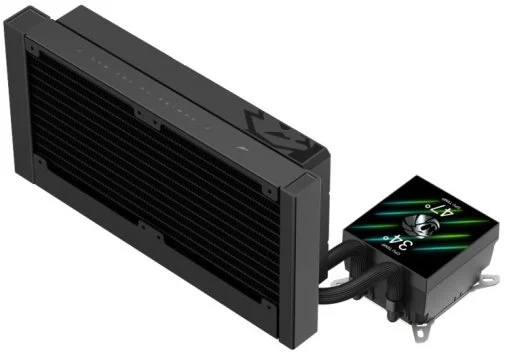 Фото: Система рідинного охолодження Gamemax GLACIER 240 LCD BK № 16 | KTC