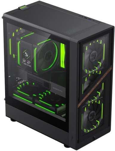 Корпус Gamemax Aeris 330 Black with window (AERIS 330 GB)