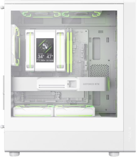 Корпус Gamemax Aeris 330 GB White with window (AERIS 330 GW)