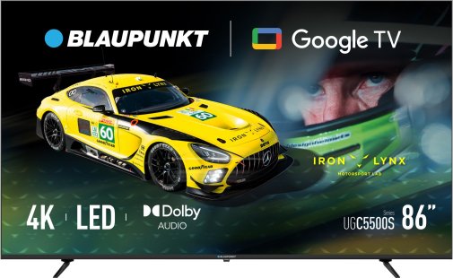 Телевізор LED Blaupunkt 86UGC5500S (Google TV, Wi-Fi, 3840x2160)