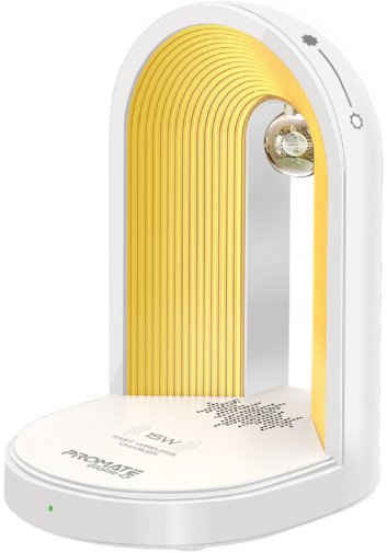 Лампа Promate Globe-Qi White (6959144065328)