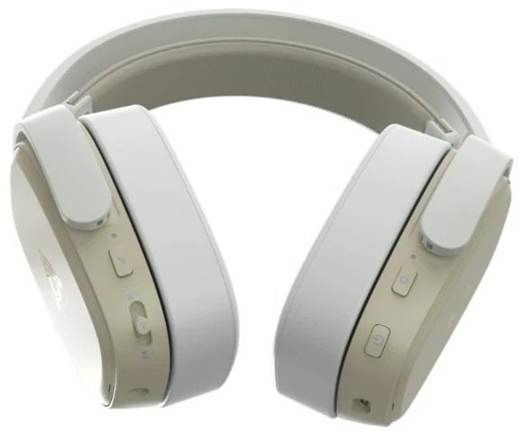 Гарнітура Ajazz AHM09 Max WL/BT Gray/White (AHM09-MAX-GW)