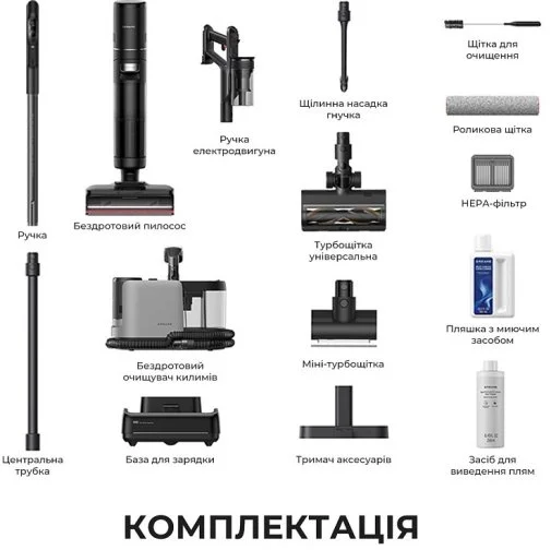 Фото: Ручний бездротовий пилосос Dreame H15 Mix (HHV46B) № 15 | KTC