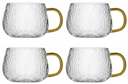 Фото: Набір чашок Ardesto Dew 350ml 4pcs Clear (AR2635D) № 4 | KTC