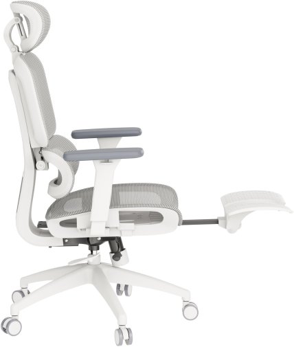 Крісло OfficePro Skyline Footrest OC750 White/Light Gray (OC750-W-LG-LG)