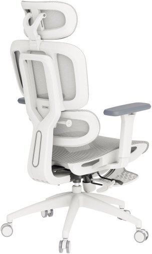 Крісло OfficePro Skyline Footrest OC750 White/Light Gray (OC750-W-LG-LG)