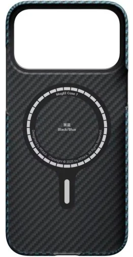 Фото: Чохол Pitaka for Apple iPhone 17 Pro - Ultra-Slim Twill Blue/Grey (KI1706BP) № 9 | KTC