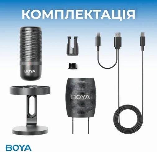 Фото: Мікрофон BOYA K3-02 RGB Black (BOYA K3-02) № 26 | KTC