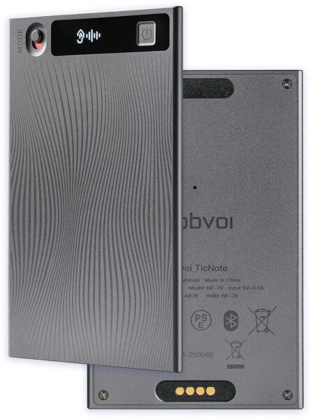 Диктофон Mobvoi TicNote Voice Recorder with Agentic AI (NE-79)