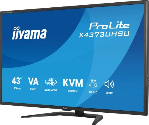 Монітор iiyama ProLite X4373UHSU-B2 Black