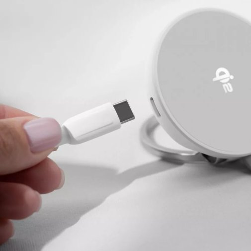 Бездротовий зарядний пристрій Proove Knocker 2in1 Qi2, White