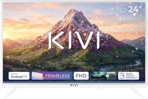 Телевізор LED Kivi 24H760QW (Android TV, Wi-Fi, 1366x768)