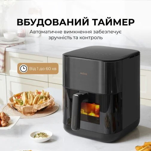 Фото: Мультипіч Mova AeroChef FD10s Pro Black (VFF12A-BL-S) № 14 | KTC