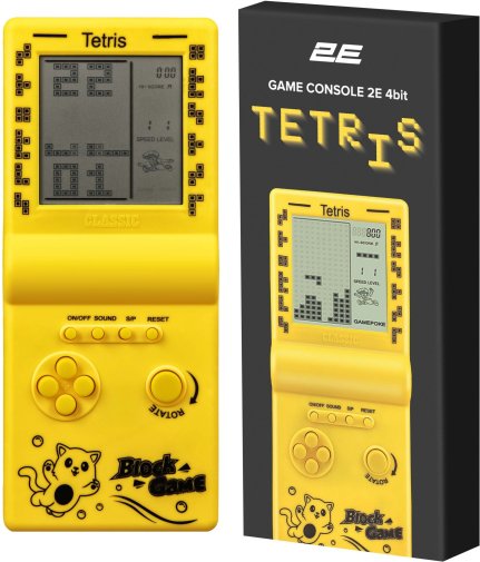 Ігрова приставка 2E 4bit Tetris Yellow (2E4BPBG)