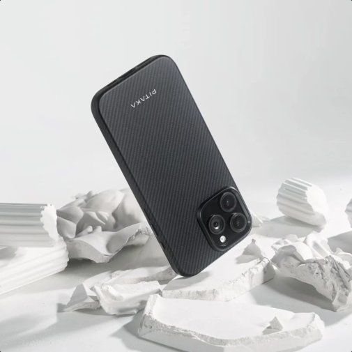Чохол Pitaka for Apple iPhone 16 Pro - Military-Grade Protective Classic Twill 600D Black/Grey (KI1601PPA)