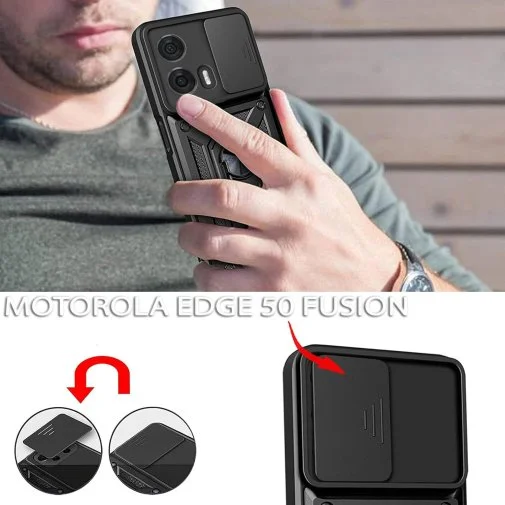 Фото: Чохол BeCover for Motorola Edge 50 Fusion - Military Black (712162) № 12 | KTC