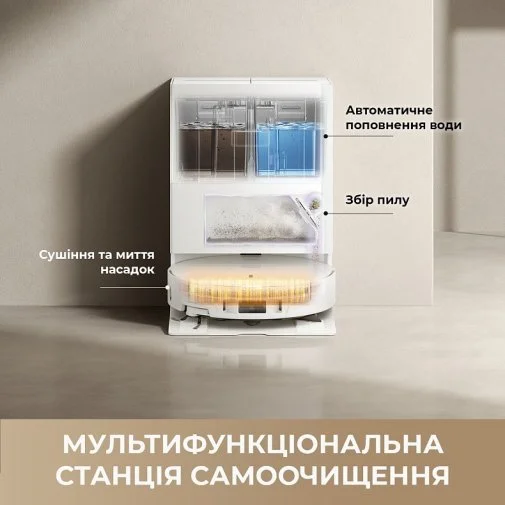 Робот-пилосос Mova S70 Roller Black (RLZ12SE-Bl)