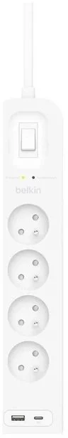 Фото: Мережевий фільтр Belkin SRB001CA2M 4/2m 2xUSB White № 8 | KTC