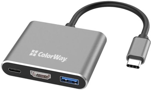 USB-хаб ColorWay 3in1 (CW-HUB08)